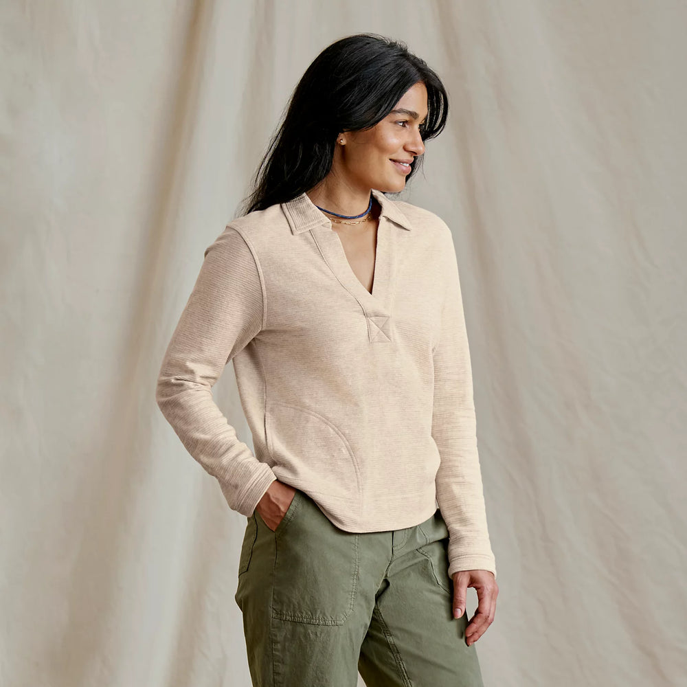 Lightweight Polo Sweatshirt