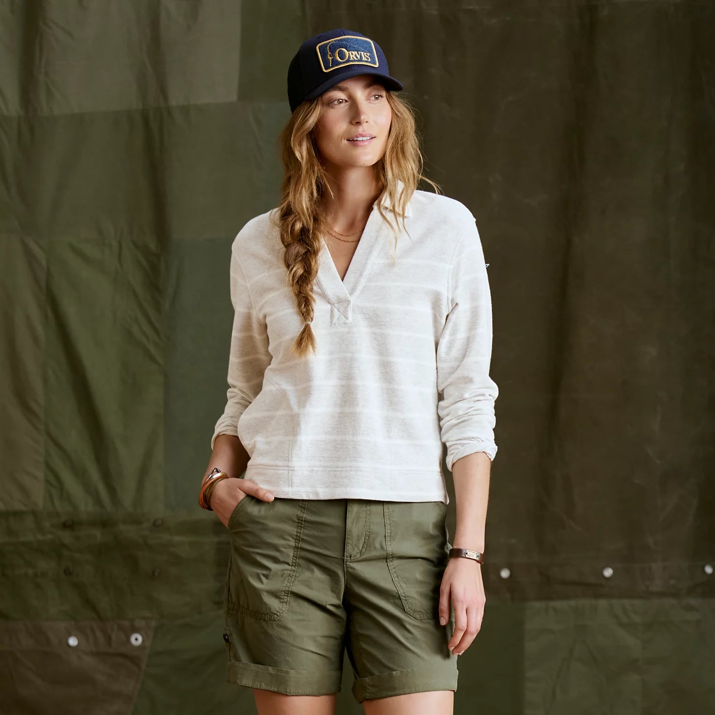 Lightweight Polo Sweatshirt