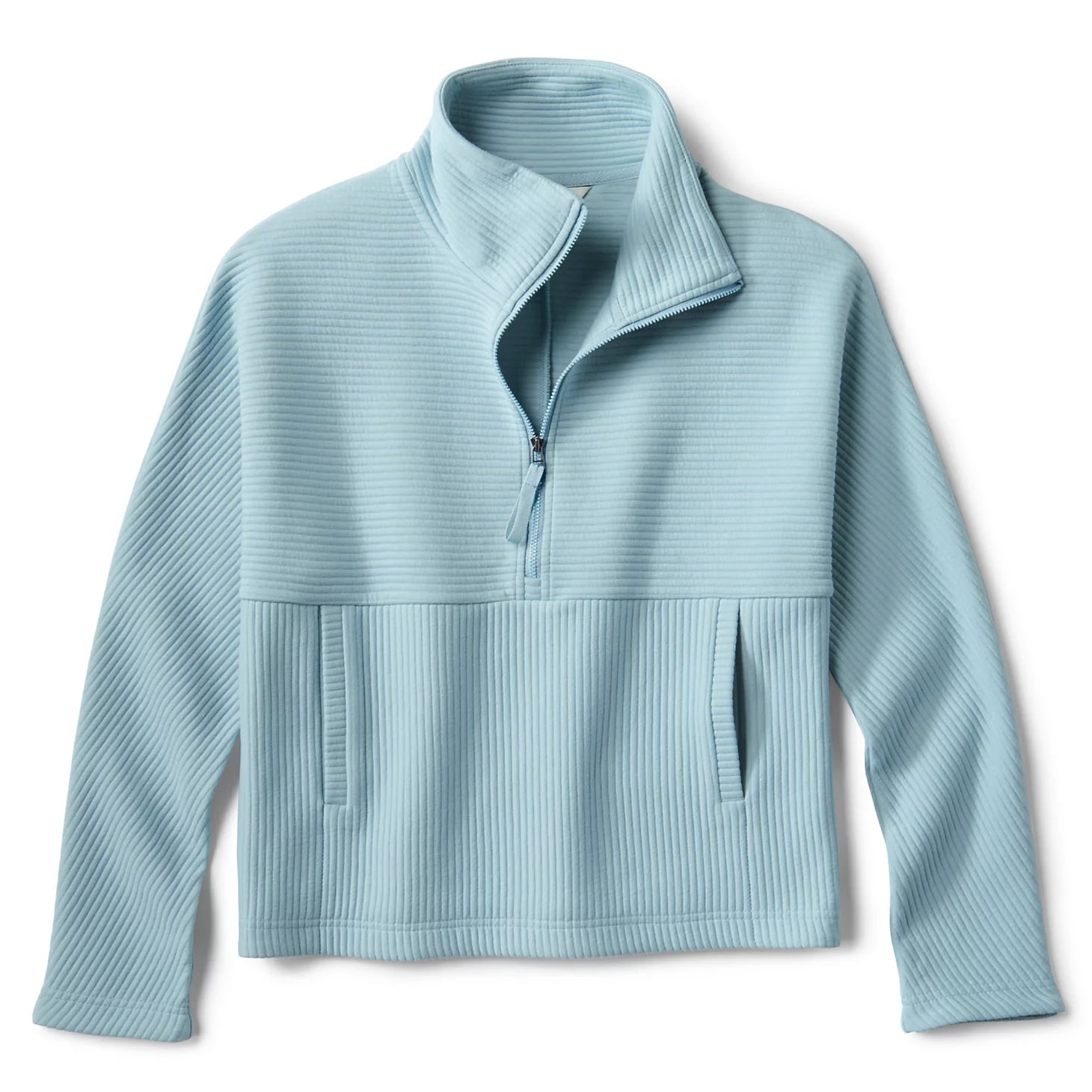 Textured Quilt 1/2-Zip Sweatshirt