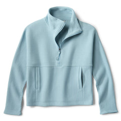 Textured Quilt 1/2-Zip Sweatshirt