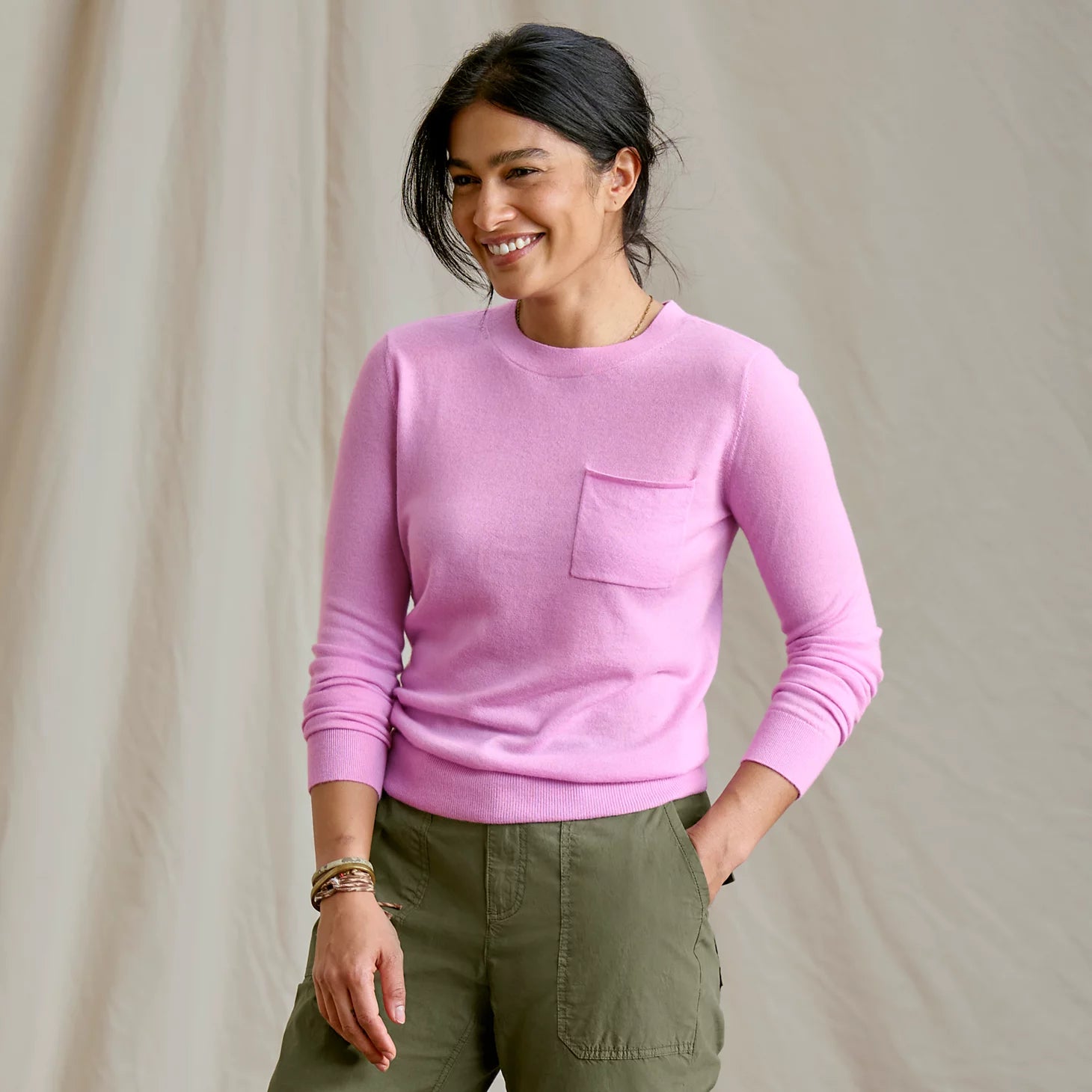 Featherweight Cashmere Crewneck Sweater