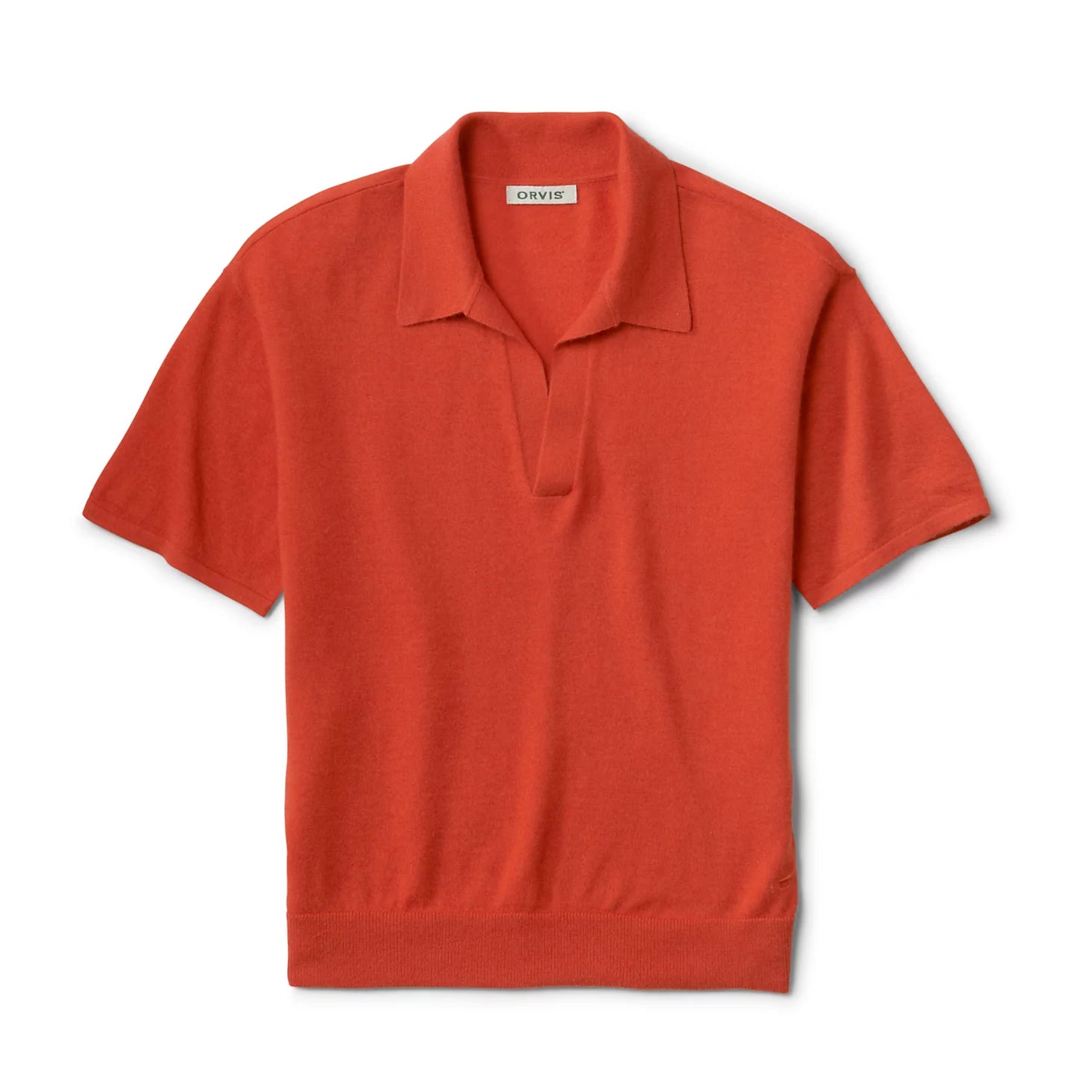 Featherweight Cashmere Polo Tee