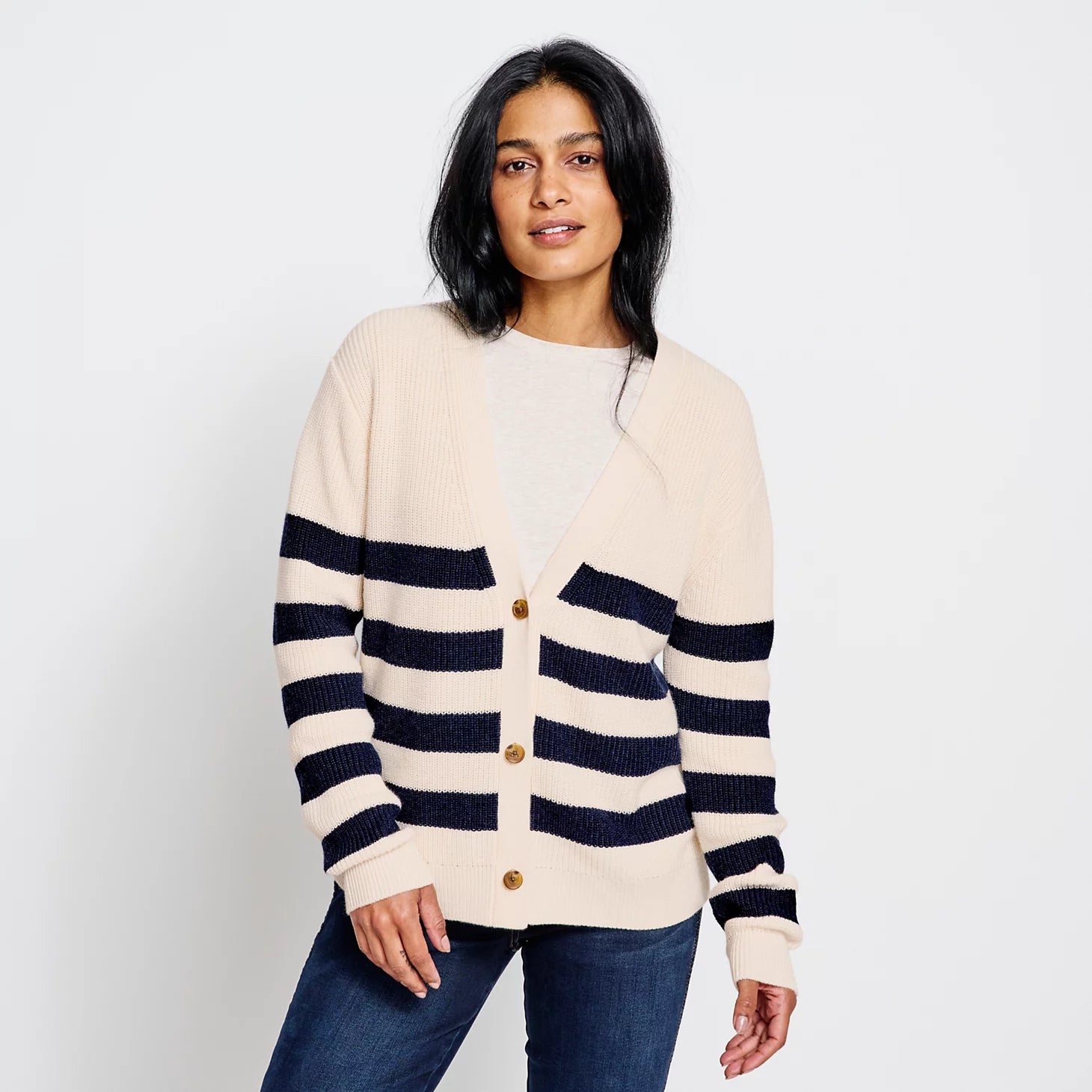 Ribbed Short Cardigan