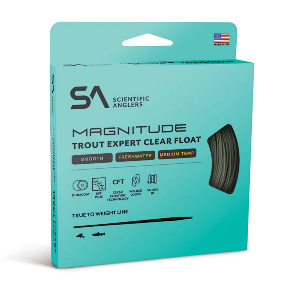 Scientific Anglers Magnitude Smooth Trout Expert Clear-Tip Fly Line