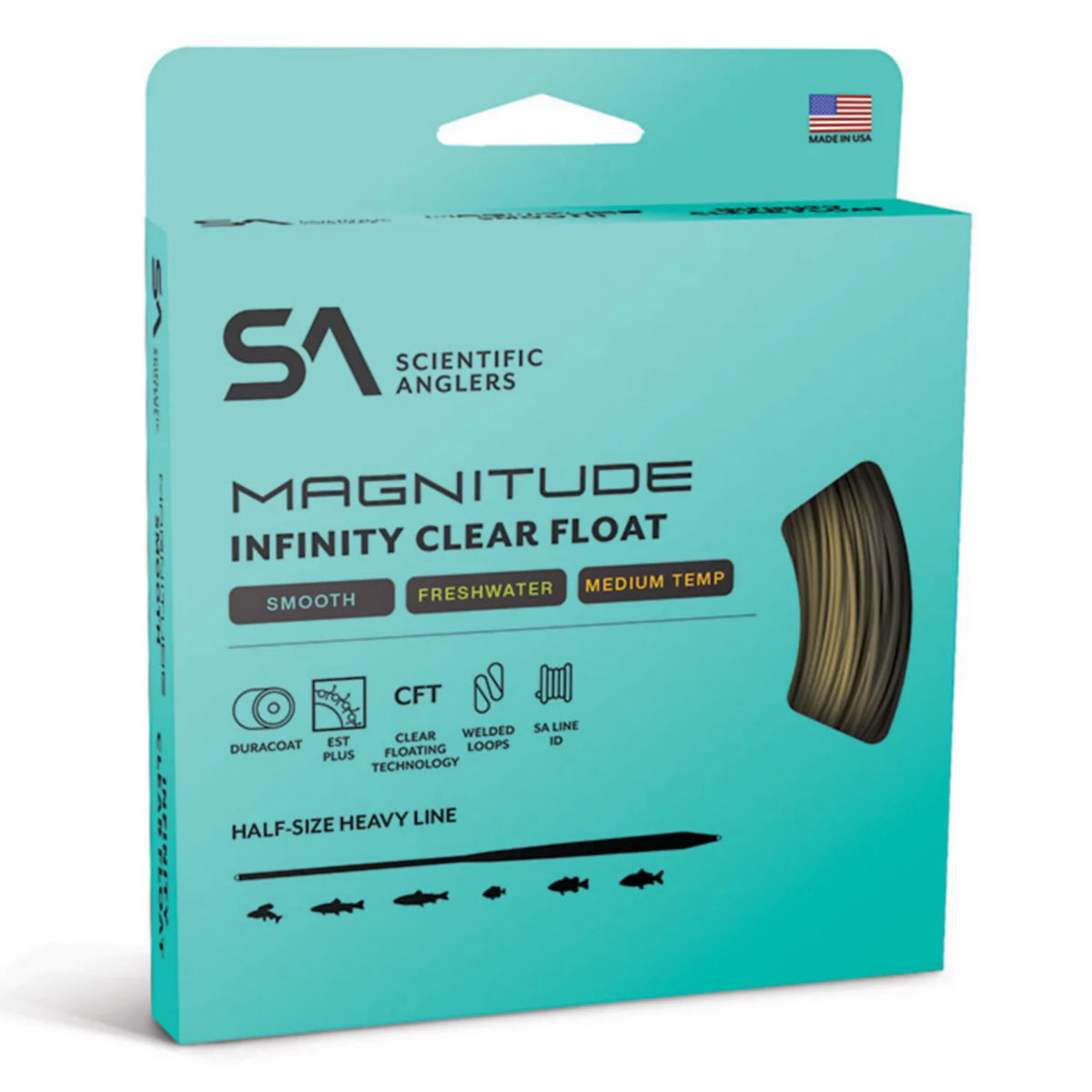 Scientific Anglers Magnitude Smooth Infinity Clear-Tip Fly Line