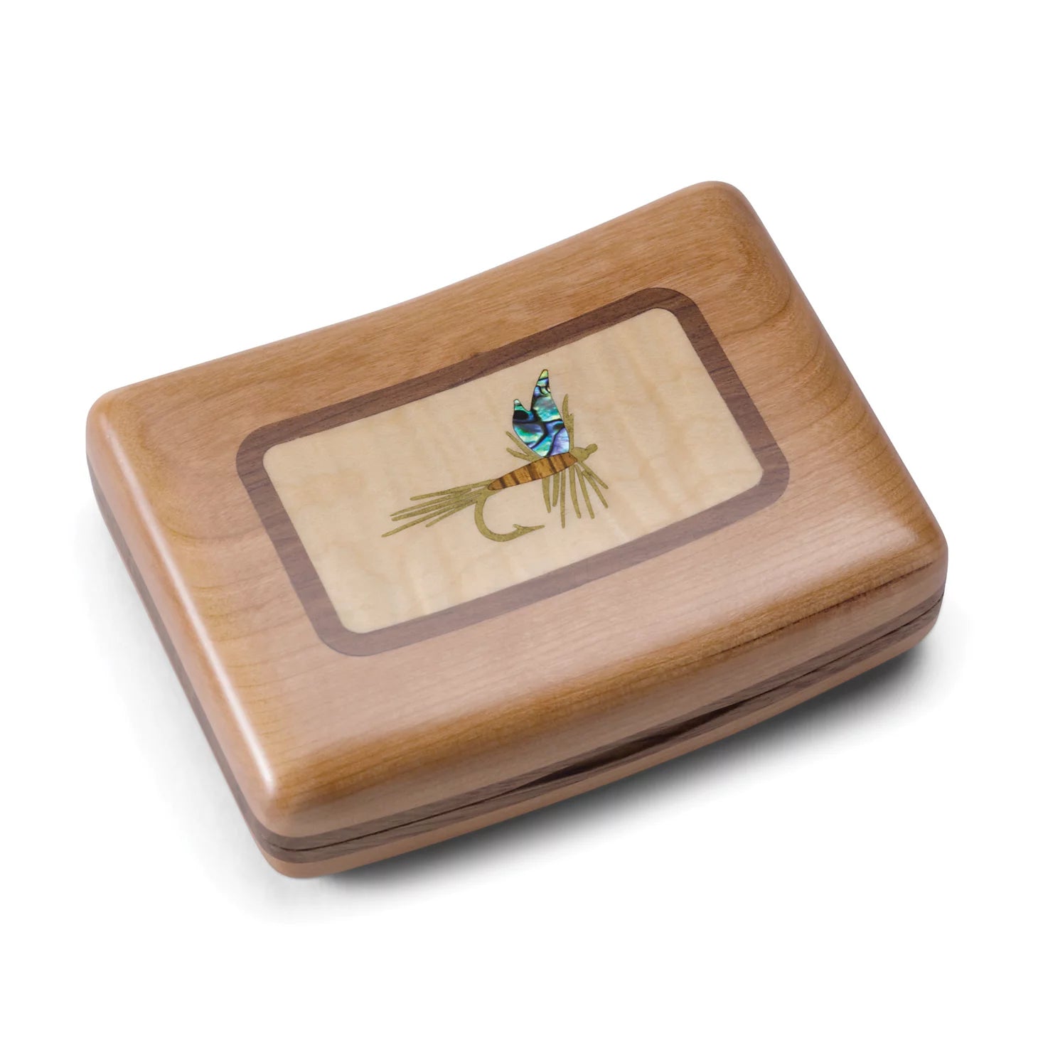 A.L. Swanson River Series Fly Boxes - Abalone Inlay