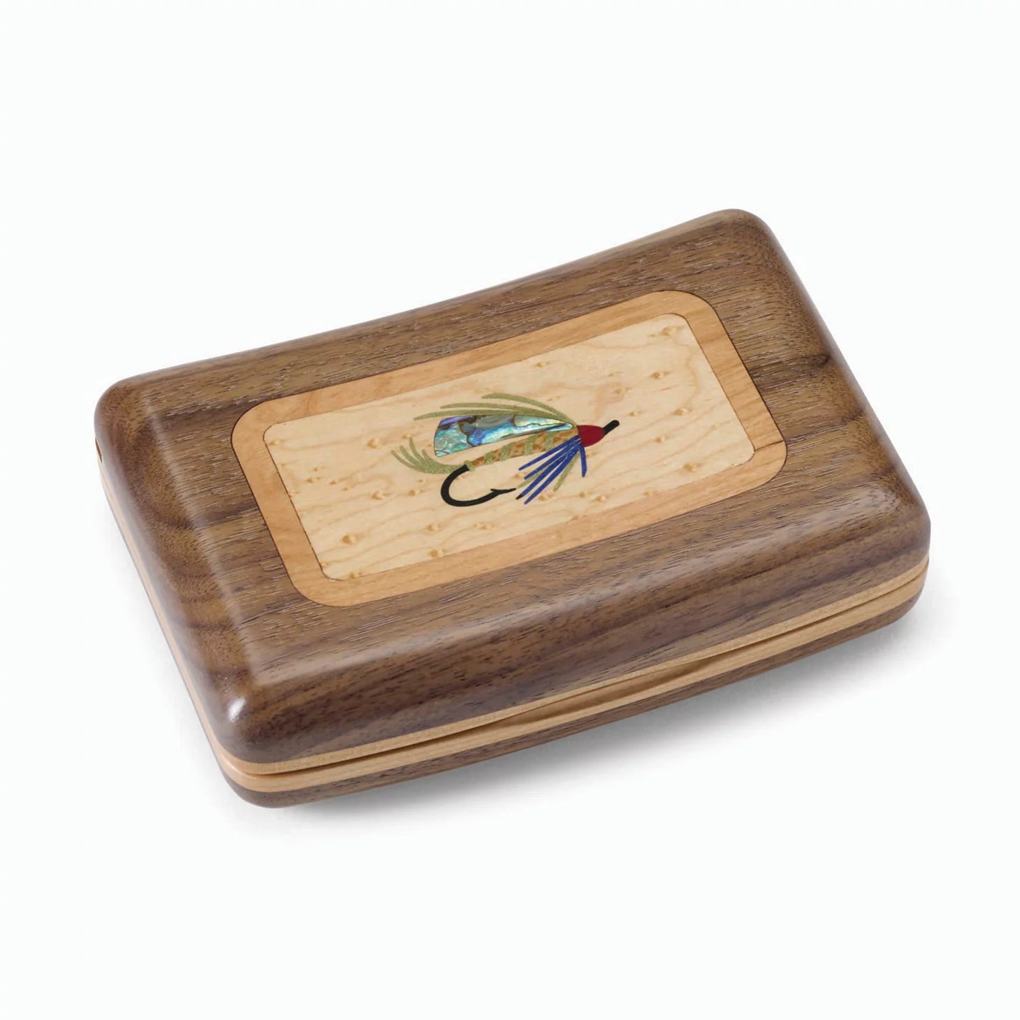 A.L. Swanson River Series Fly Boxes - Abalone Inlay