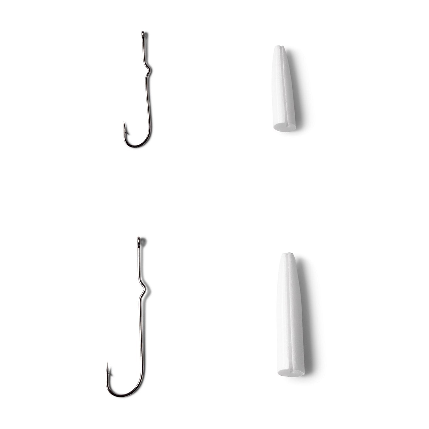Popper Bodies with Hooks - Pencil Popper Bodies with Size 1 and 4 Hooks