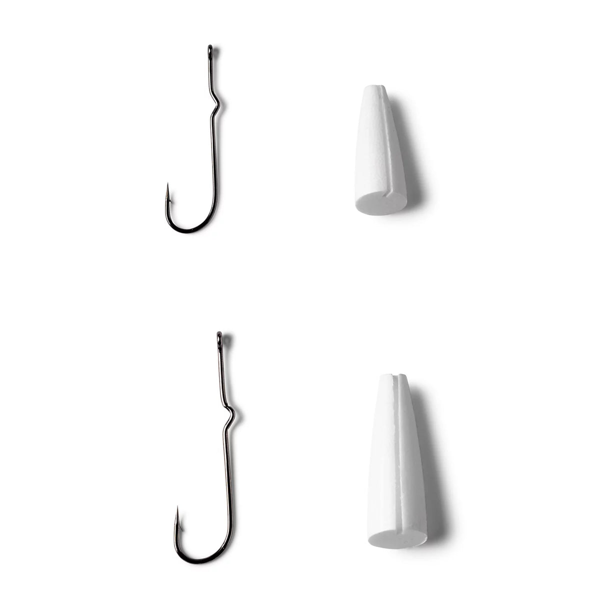 Popper Bodies with Hooks - Saltwater Popper Bodies with Size 2 and 2/0 Hooks