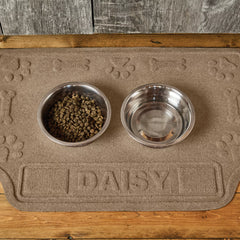 Recycled WaterHog® Paws & Bones Placemat