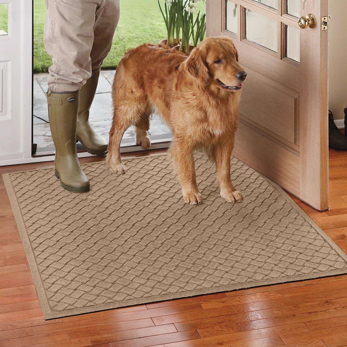 Recycled WaterHog® Basketweave Mat
