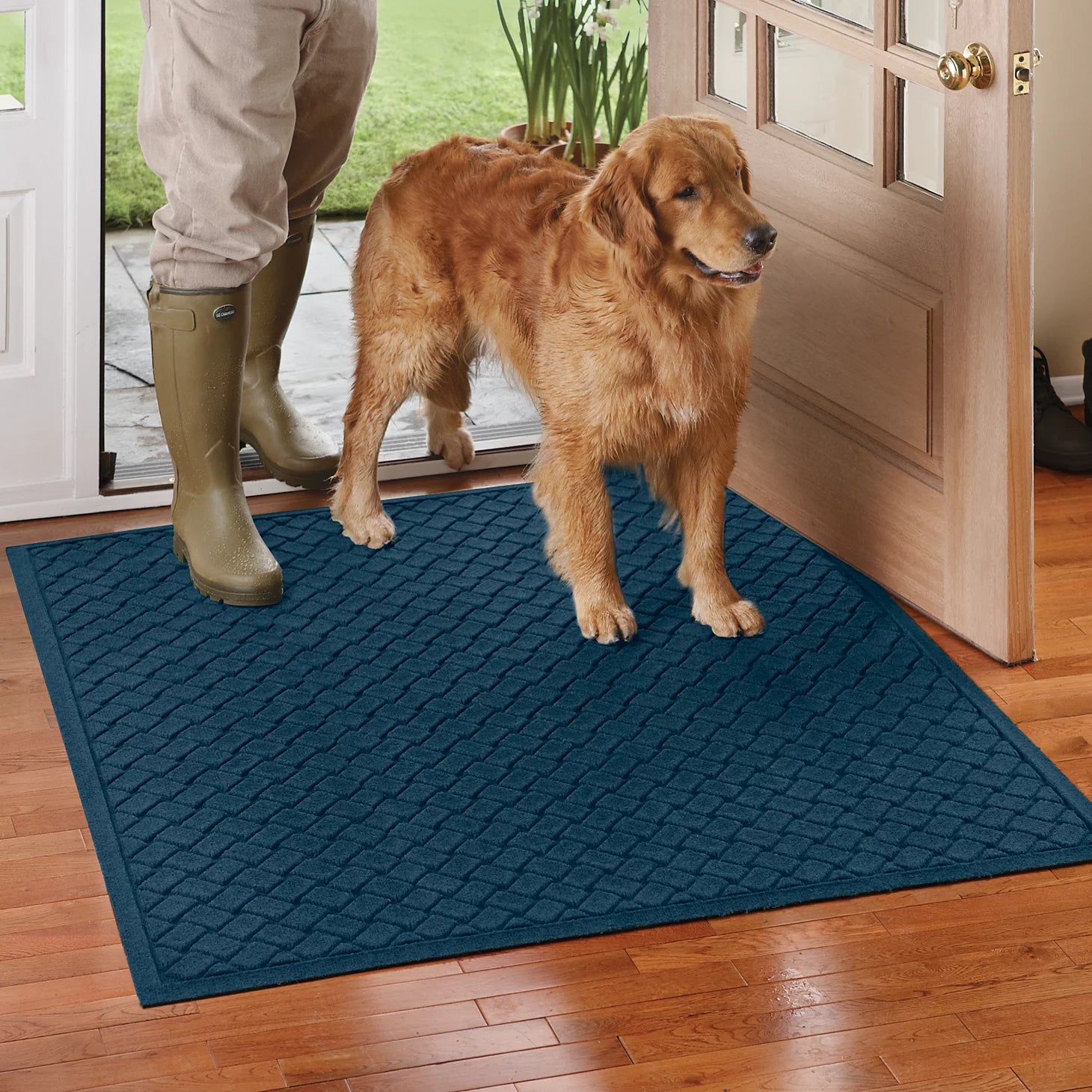 Recycled WaterHog® Basketweave Mat