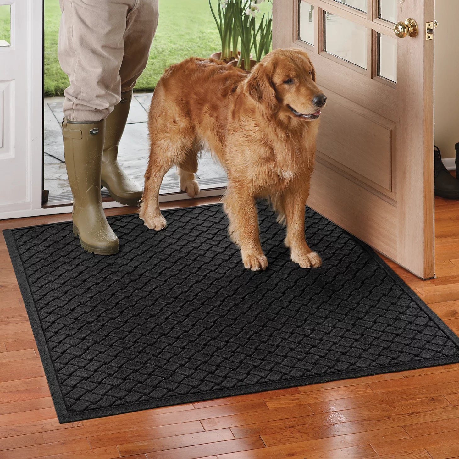 Recycled WaterHog® Basketweave Mat