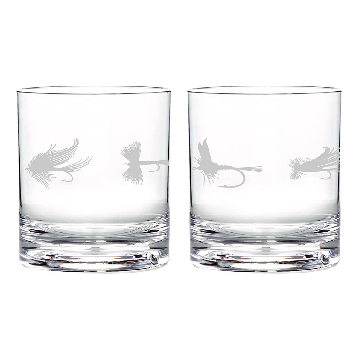 Fly Fishing Cocktail Glasses