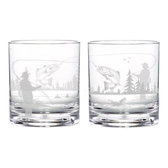 Fly Fishing Cocktail Glasses
