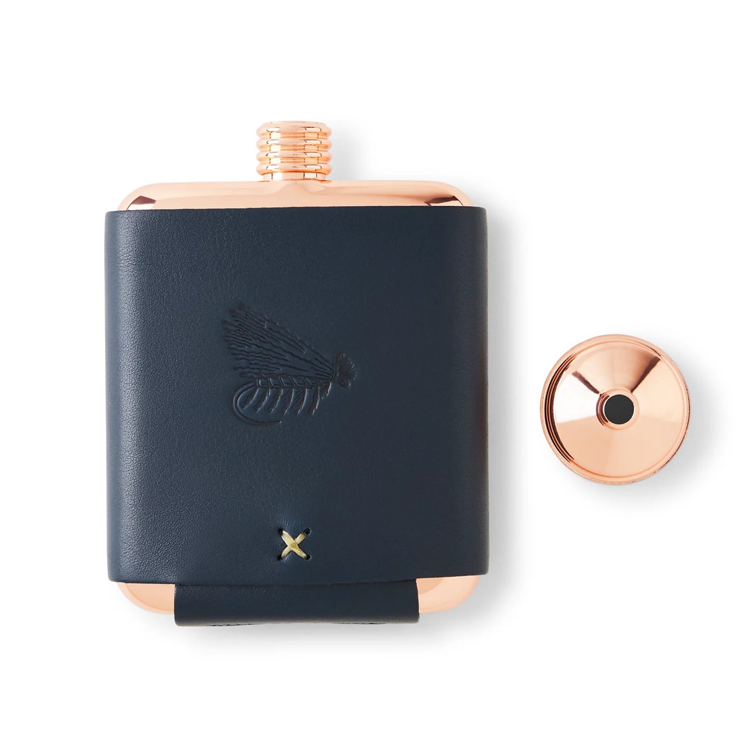 Whiskey Leatherworks Personalized Copper Flask