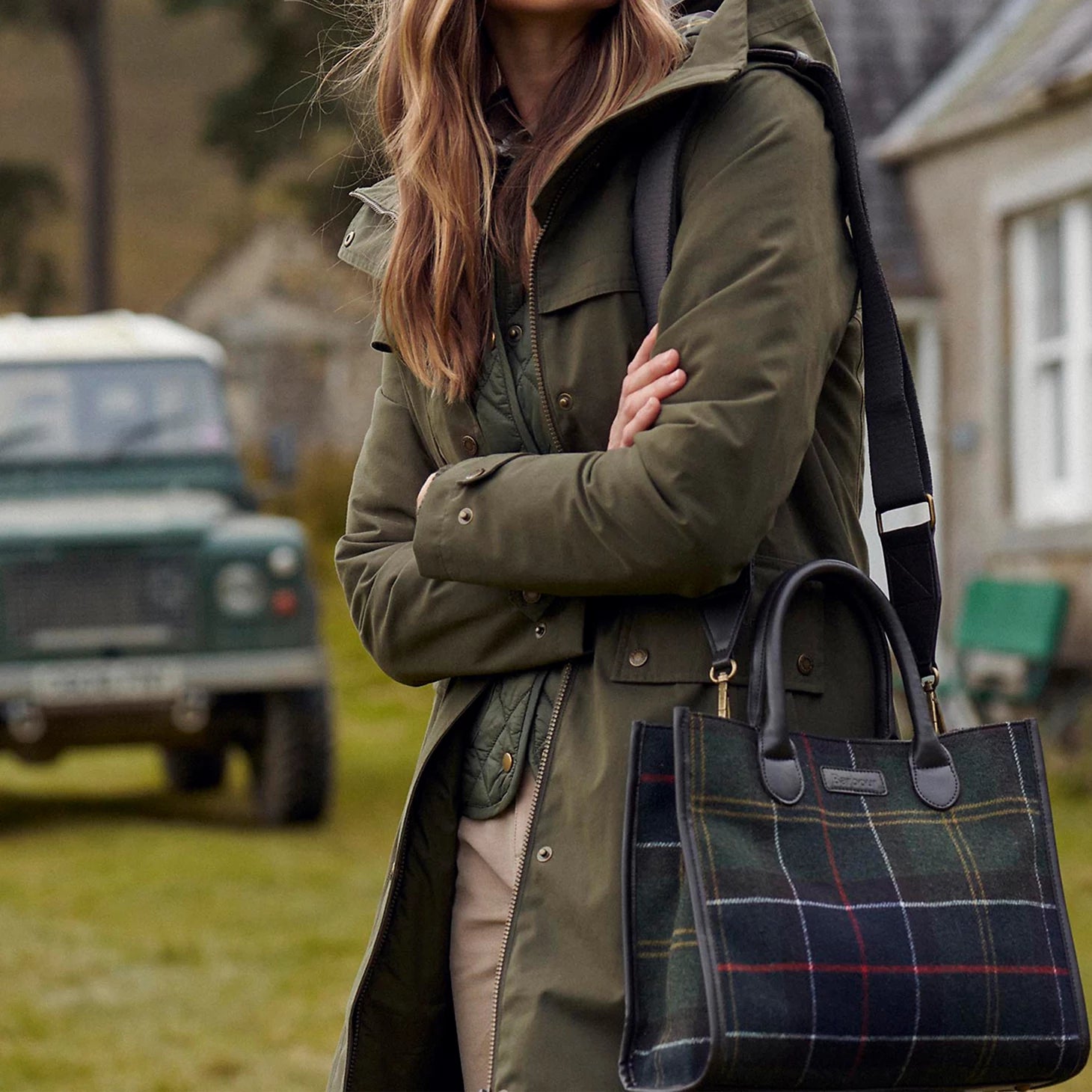 Barbour® Barrhill Tartan Tote Bag