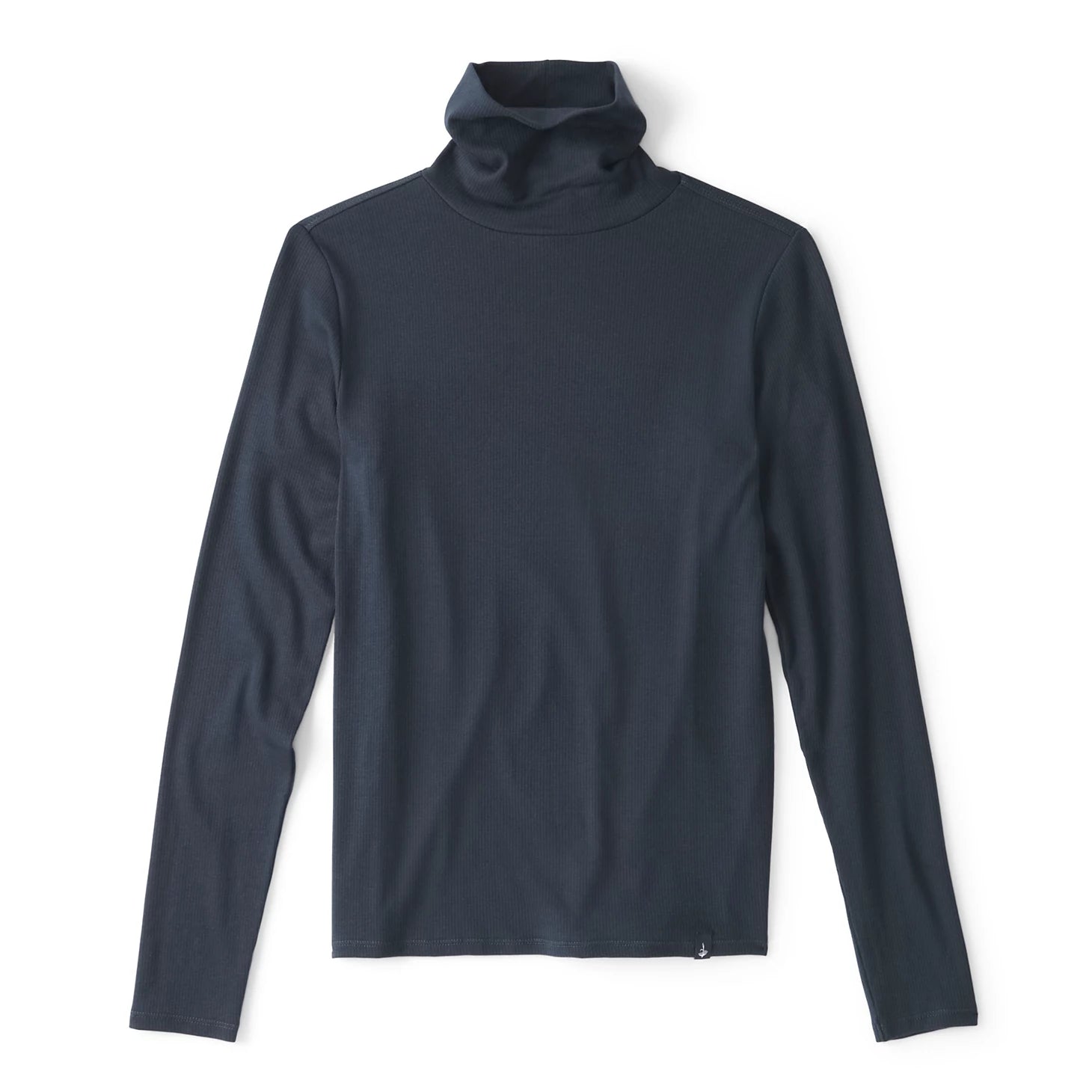 Ribbed Long-Sleeved Turtleneck